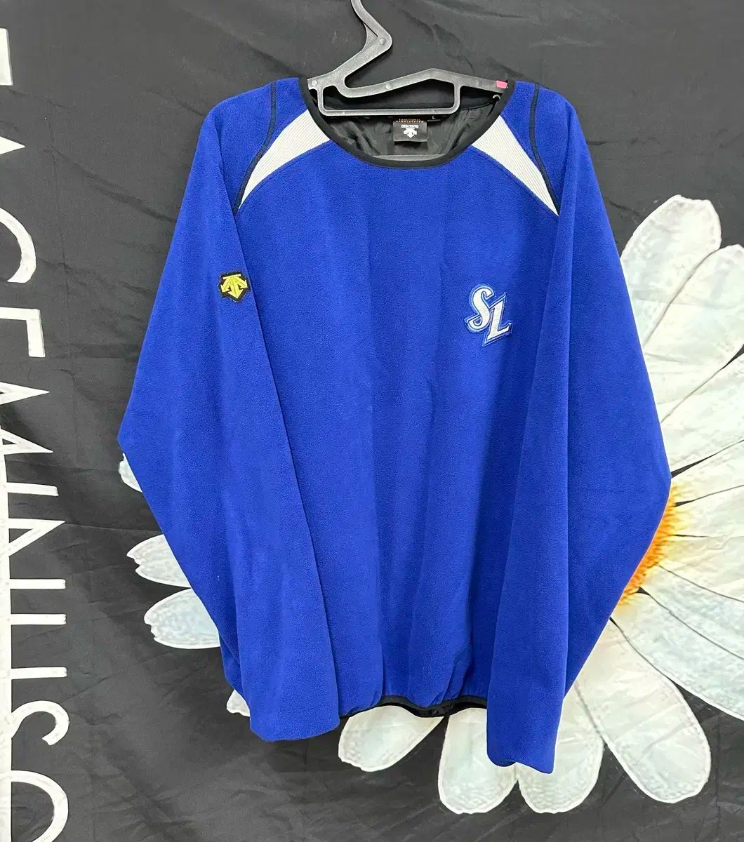 デサントサムスン ライオンズ オーバーサイズ フリースウォームアップL100