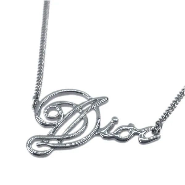 パターン 未使用 Dior ネックレス ラウンド 筆記体 レア アクセサリー