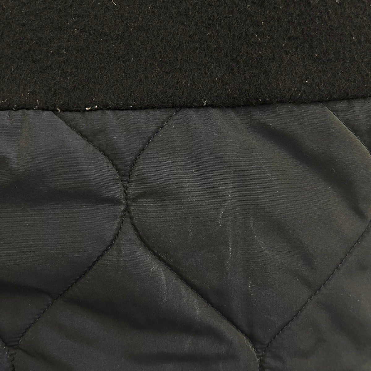 極美品✨ENFOLD 圧縮ビーバー キルティング Aラインコート ブラック 36 ENFOLD エンフォルド 18AW 圧縮ビーバーキルティングAライン