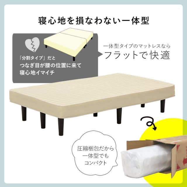 ボンネルコイルマットレスベッド セミダブル