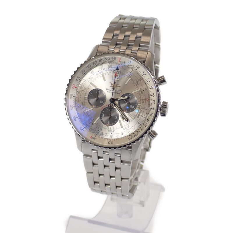 【中古】【ABランク】BREITLING ブライトリング ナビタイマー50th 50周年記念モデル A412E05NP A41322 メンズ 腕時計 ステンレス シルバー文字盤【ISEYA】