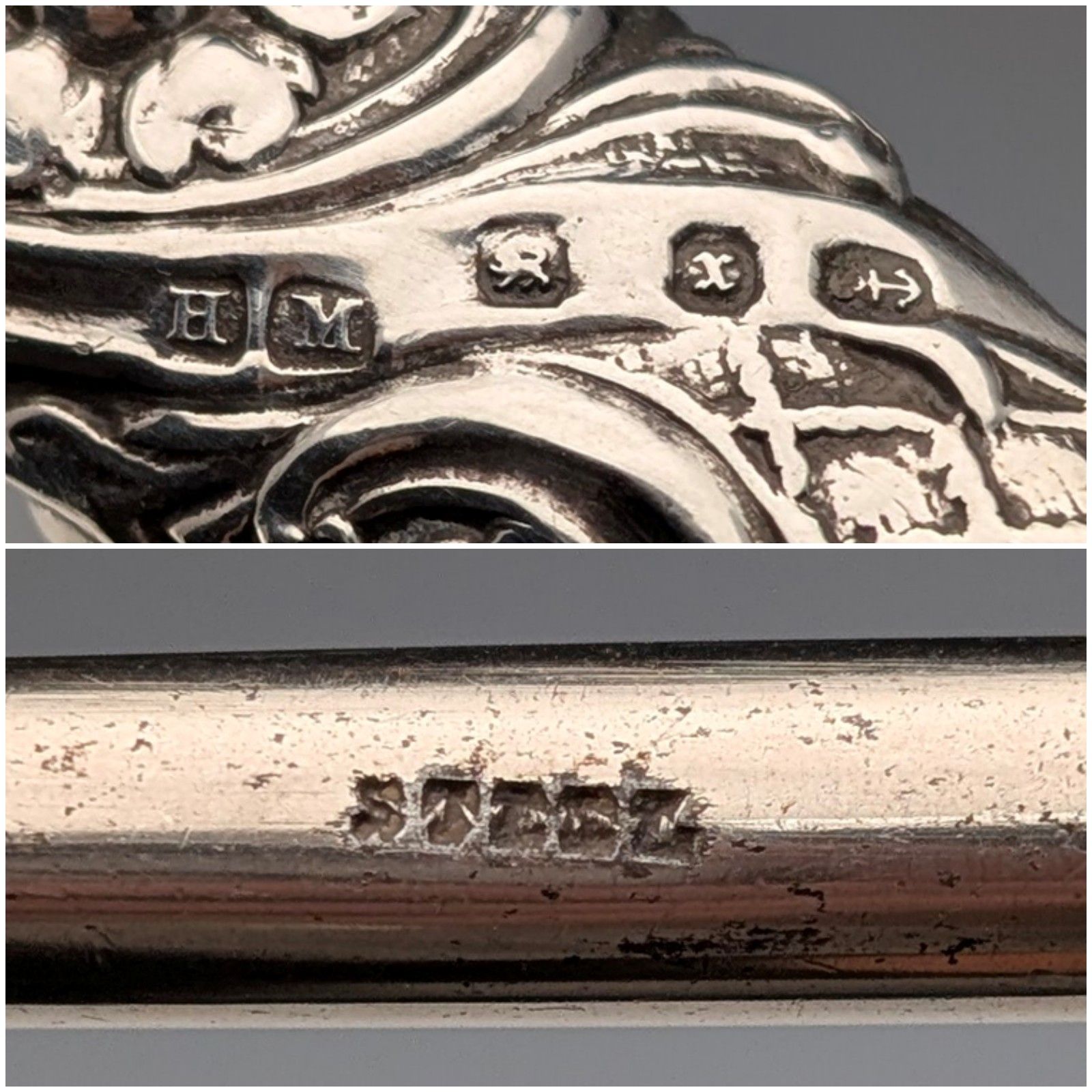 美術品・アンティーク・コレクション 1897年 英国アンティーク 純銀