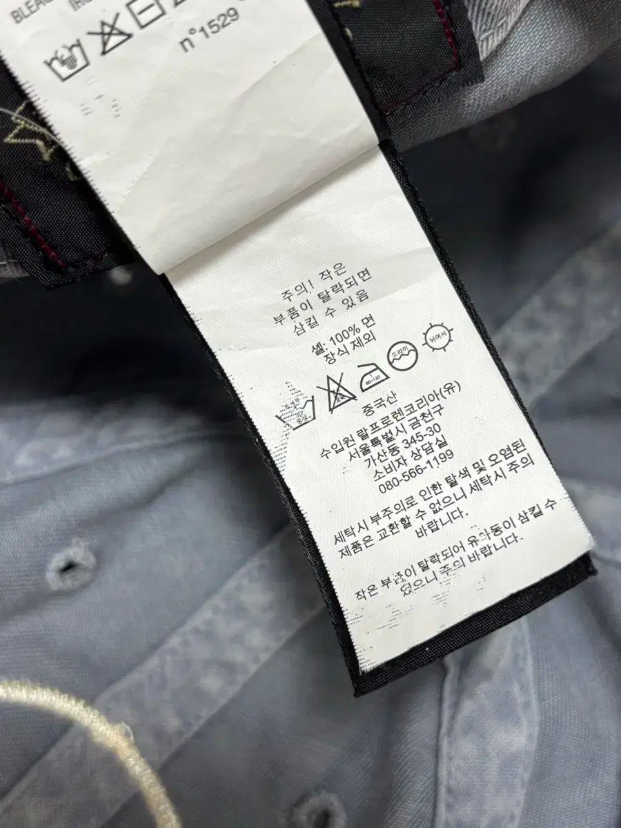 ベースボールキャップ ブルー