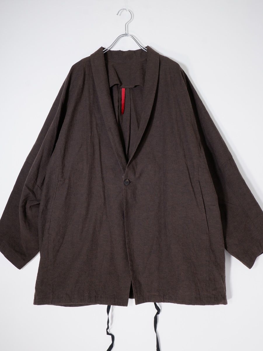 YANTORヤントル 日本製 Fall Jacket リネンコットンジャケット コート 