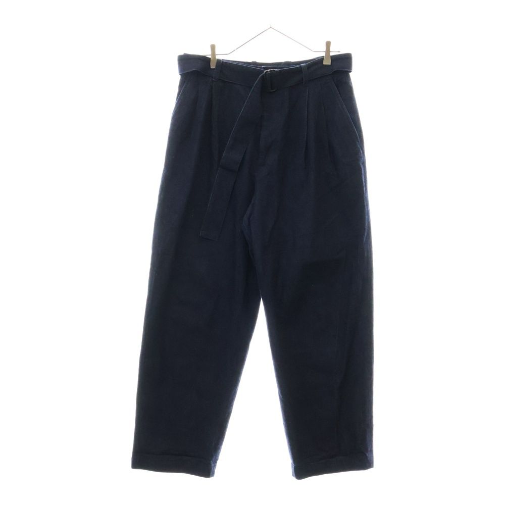Stein (シュタイン) 21AW BELTED WIDE STRAIGHT DENIM TROUSERS 