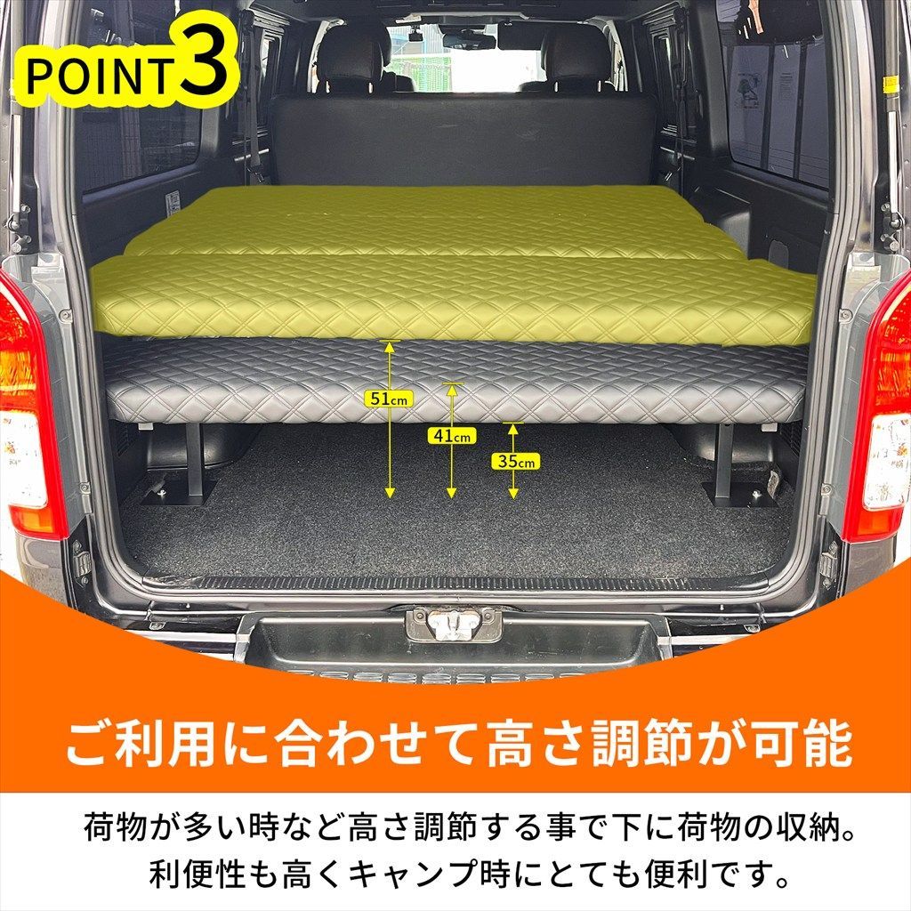 5段階リクライニング付