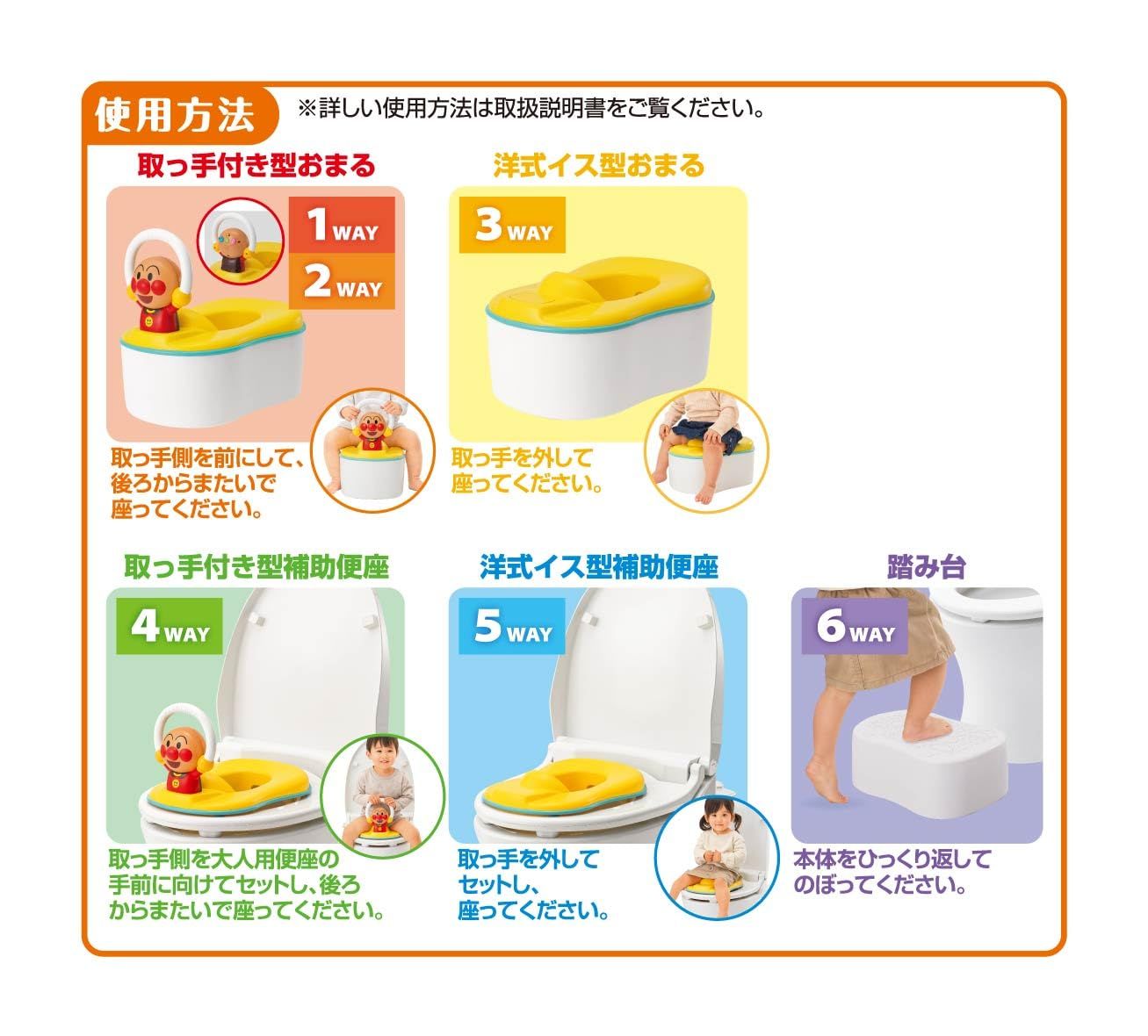 アンパンマン 6WAYおまる