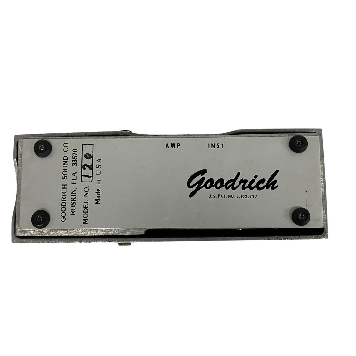 GOODRICH MODEL120 VOLUME PEDAL グッドリッチ ボリュームペダル エフェクター 音響機材 中古 S9288311