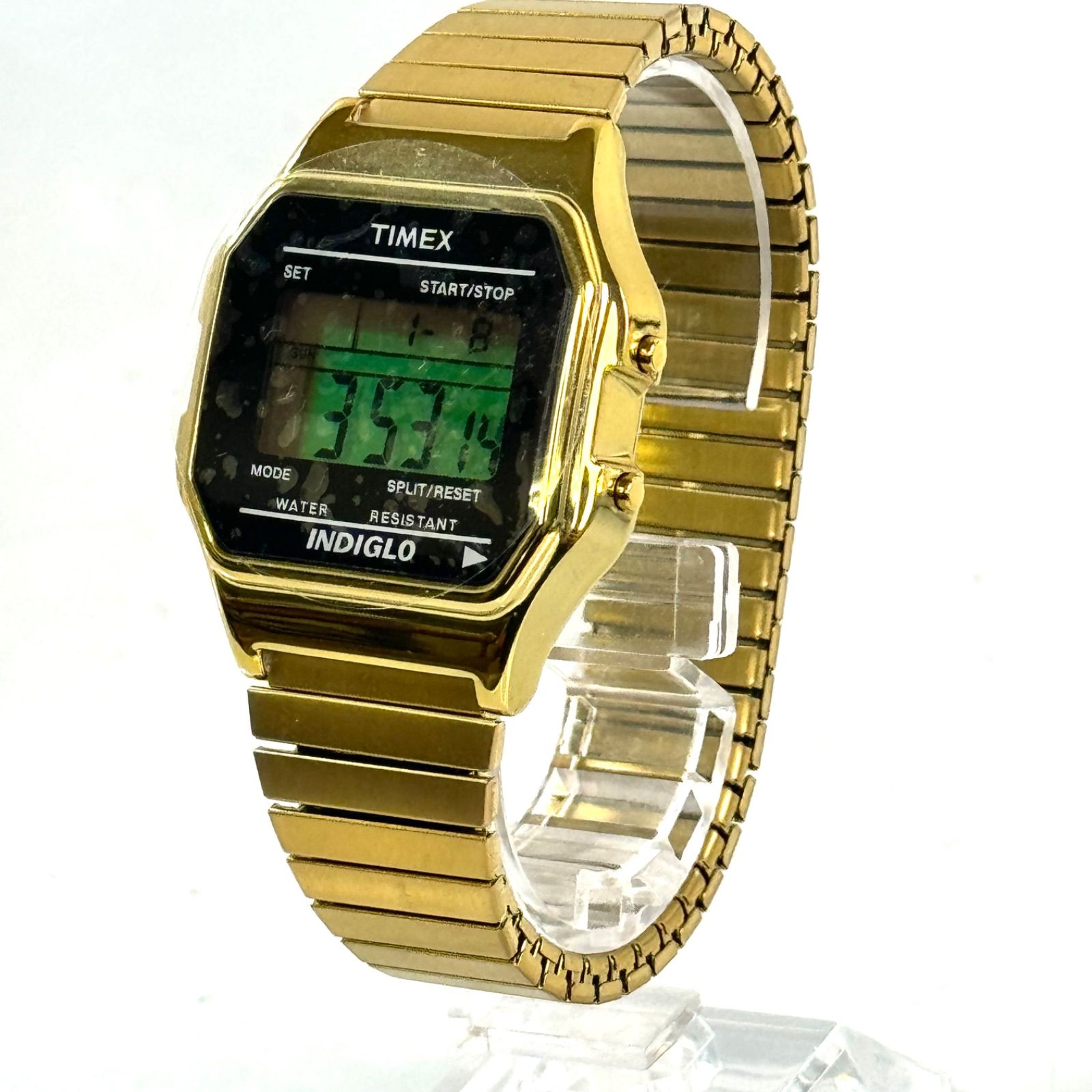未使用】タイメックス Supreme × TIMEX シュプリーム コラボ Digital Watch TW2U03300 デジタル クォーツ 黒  ゴールド - メルカリ