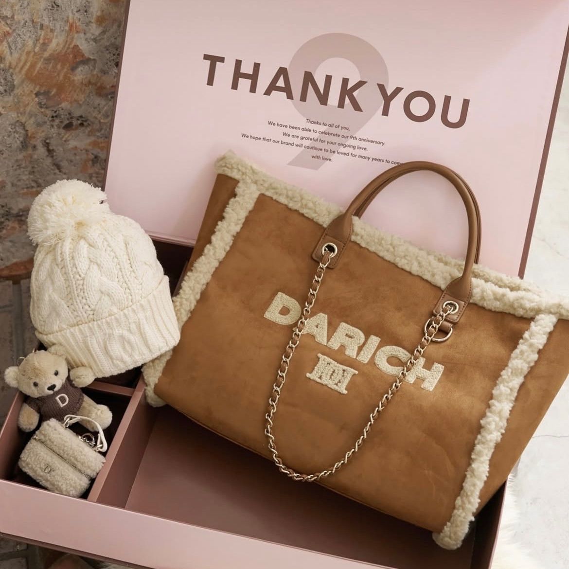 「期間限定価格」darichノベルティバッグ Darich ダーリッチ 9TH SPECIAL ANNIVERSARY BOX ノベルティ 4点