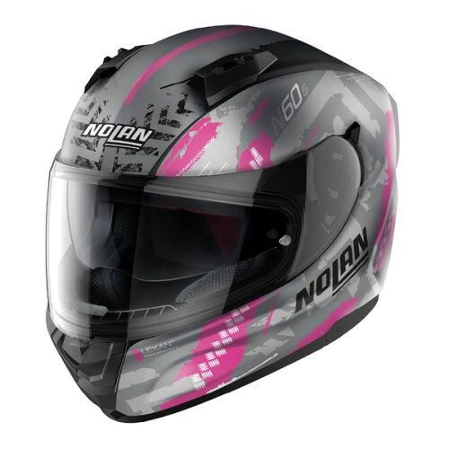 3営業日で発送 NOLAN ノーラン バイク用 ヘルメット フルフェイス Mサイズ 57-58cm N60-6 WHEELSPIN ピンク 60 33248 品番 33248