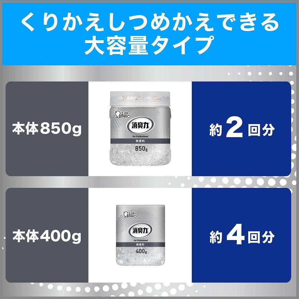 （まとめ買い）エステー 消臭力 業務用 ビーズタイプ 大容量 つめかえ 1.5kg エアリーソープ 室内・トイレ用 130344 【&times;3セット】