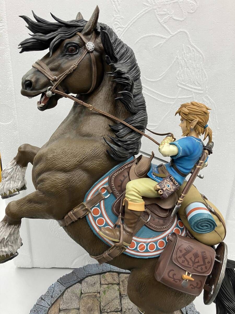 現状品 リンクonホース ゼルダの伝説 スタチュー ファースト4
