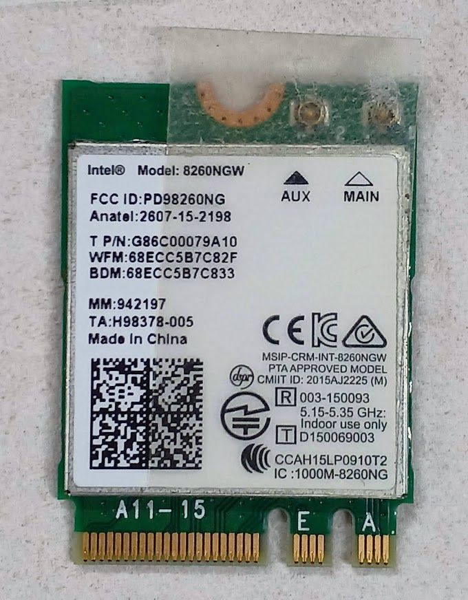 10枚☆Intel 8260NGW Dual Band Wireless-AC 8260 ワイヤレス 10枚☆Intel 8260NGW Dual Band Wireless-AC 8260 ワイヤレス