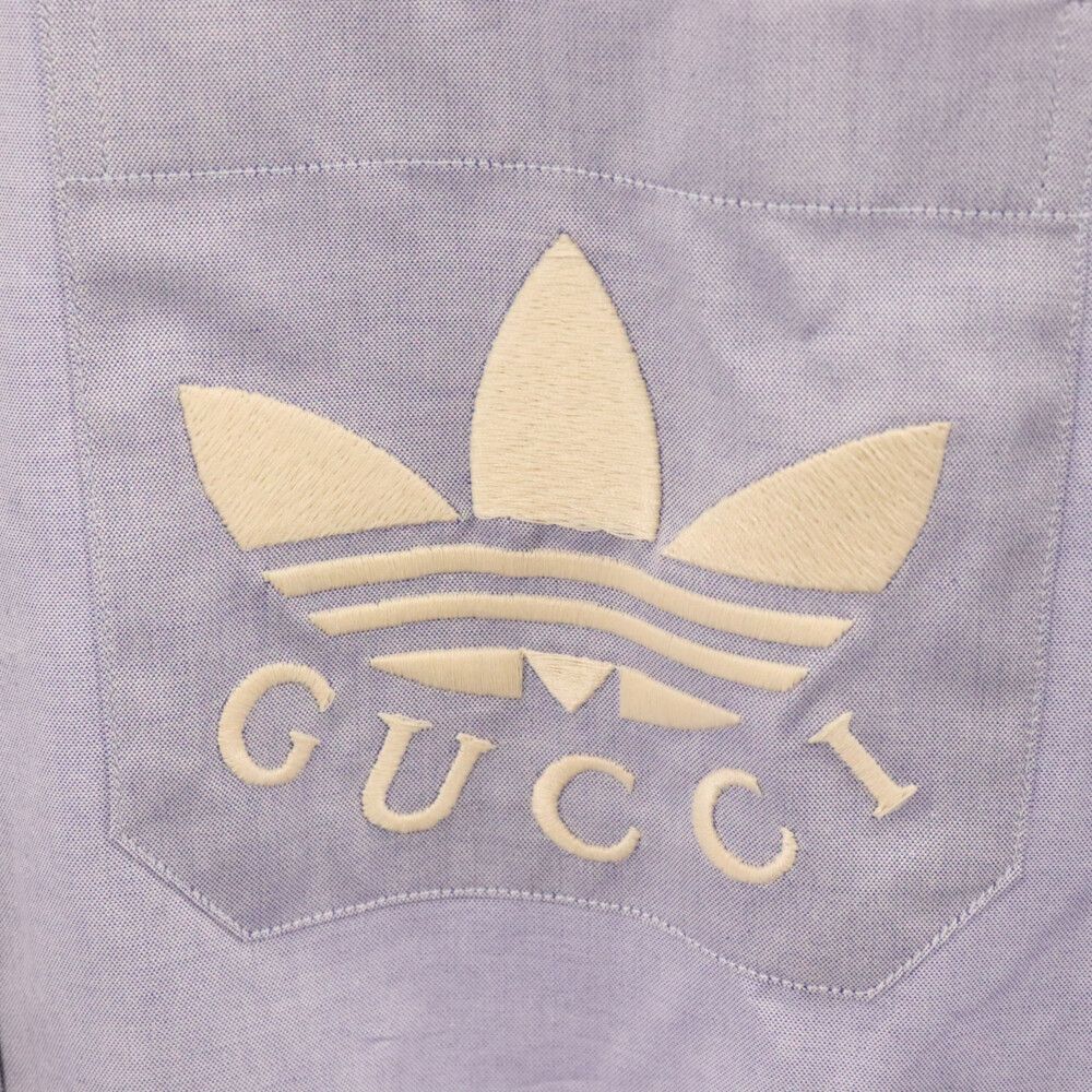 GUCCI (グッチ) 23SS×adidas Oxford Cotton L/S Shirt 691521 ZAJPP 