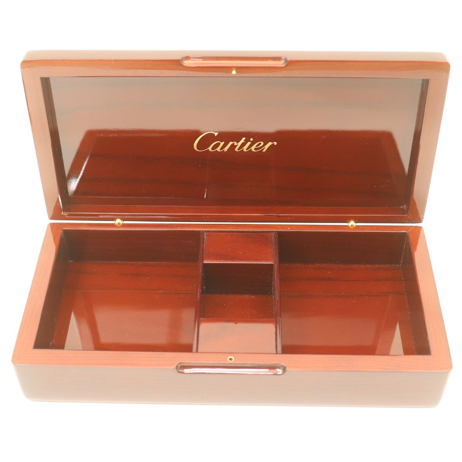 ITVYIDVHFVR6 Cartier カルティエ ウォッチボックス 時計ケース ジュエリーボックス 木製 木箱 トレー ルーペ クロス  ソフトケース 収納 小物 - メルカリ