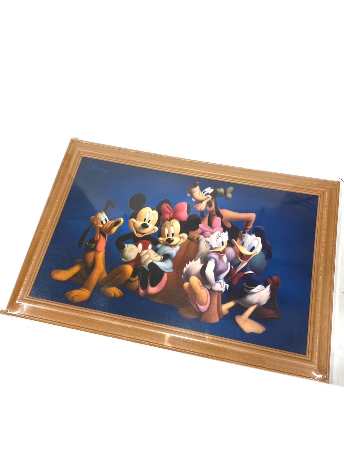 オランダ製 ディズニー キャラクターアート 絵画 油絵 風 ミッキー インテリア 壁掛け 額入り mt021609