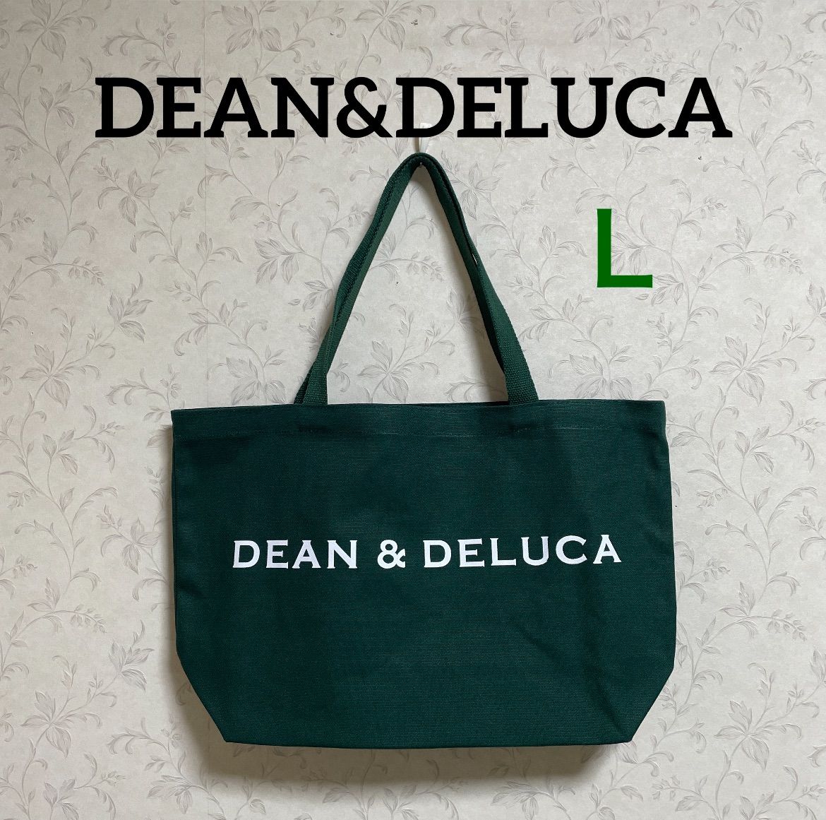 DEAN&DELUCA トートバッグＬグリーン