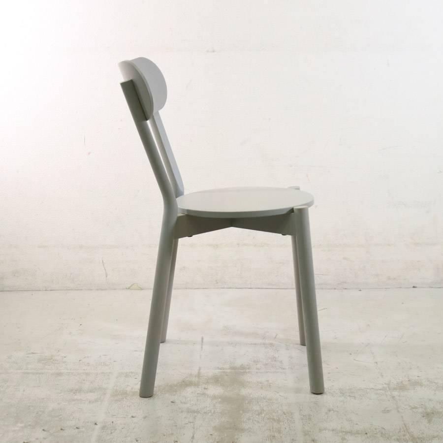 カリモク家具 KNS キャストールチェア グレー ナラ材 ダイニングチェア Castor Chair Plus ‒ KARIMOKU NEW STANDARD (KNS)