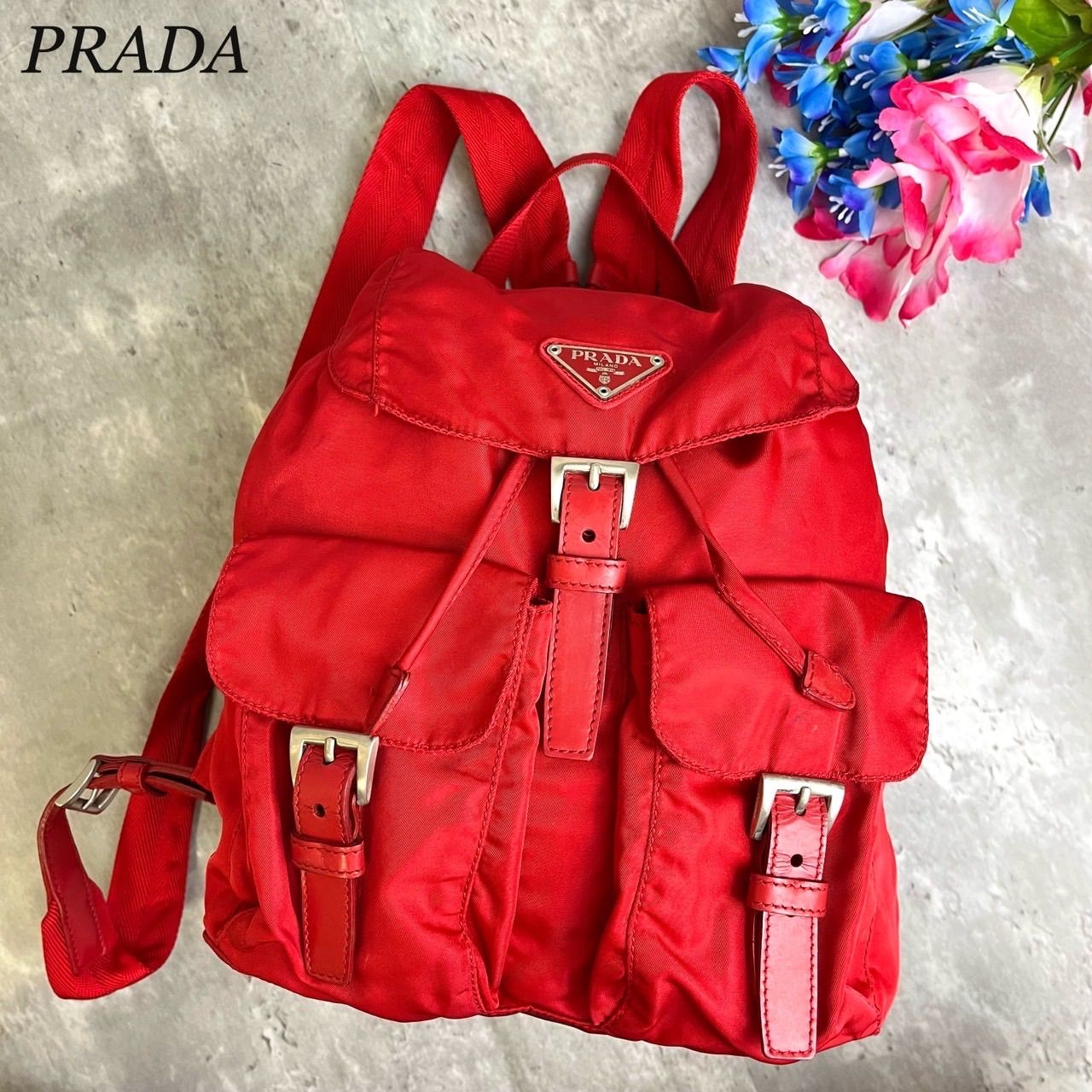 ✨極美品✨PRADA プラダ リュックサック バッグパック ナップサック ...