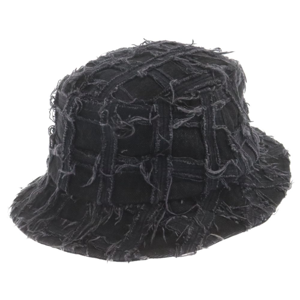 Supremeシュプリーム23SSフレイド パッチワーク デニム バケットハット Supremeシュプリーム23SSフレイド パッチワーク デニム バケット