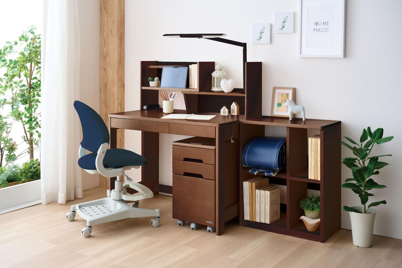 koizumi 学習机 椅子 可動式デスクワゴン スタンド