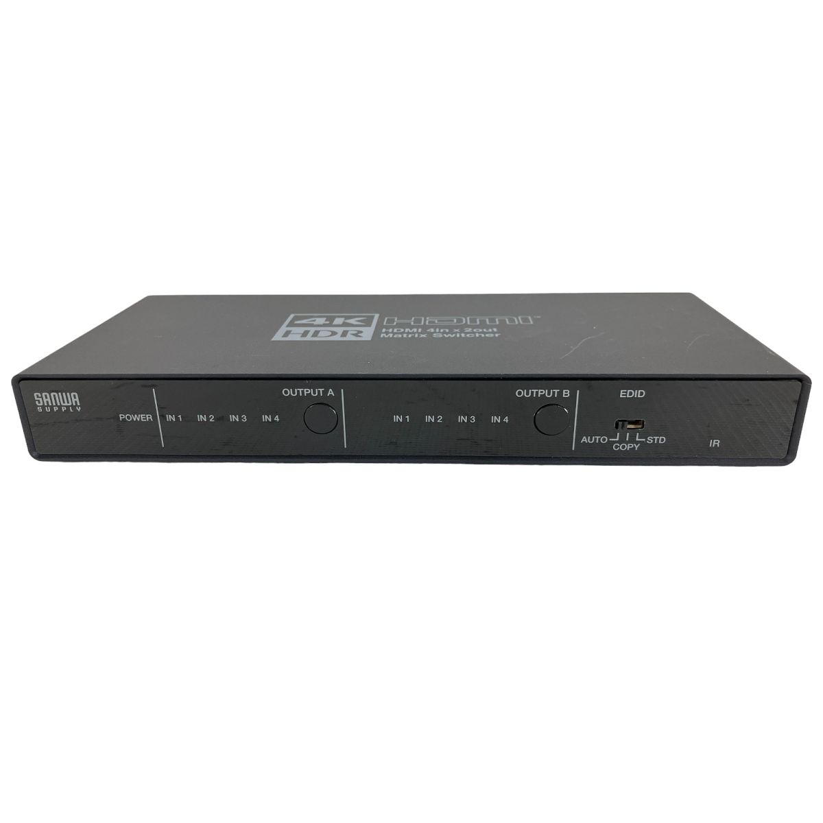動作保証】SANWA SUPPLY SW-HDR42H HDMIマトリックス切替器 4
