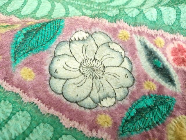 平和屋着物○伝統工芸士 水野保 保辻が花染 訪問着 辻が花 花