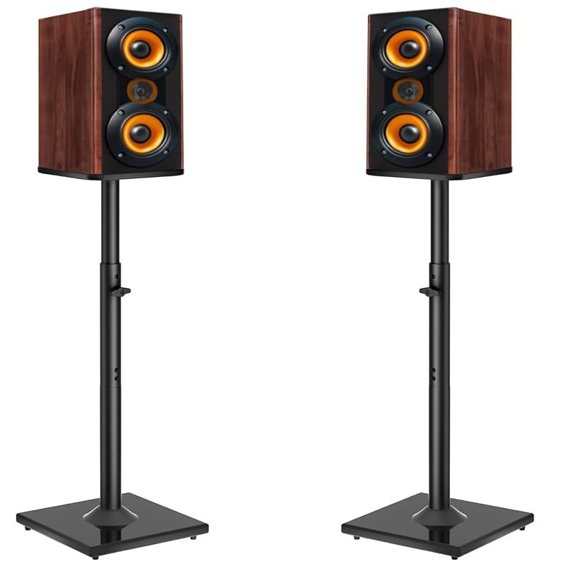 新着商品】BQKOZFIN スピーカースタンド 高さ80~106cm