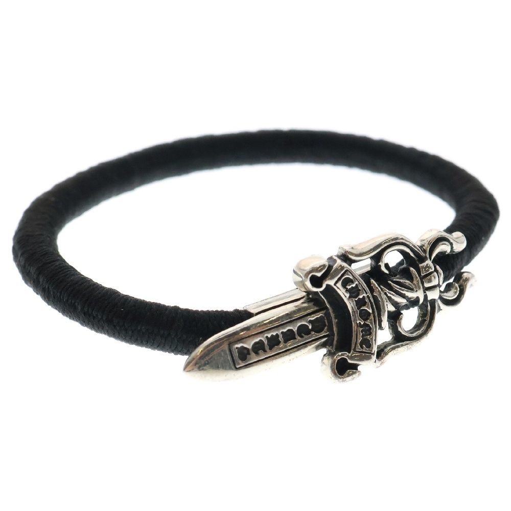 クロムハーツ　カフプレートダガー　レザーブレスレット クロムハーツ クロムハーツ カフプレートダガー レザーブレスレット