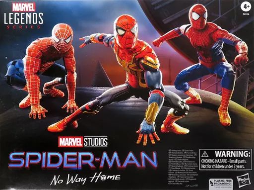 中古】フィギュア スパイダーマン シリーズ 3パック
