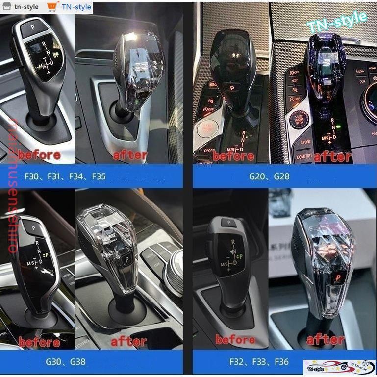 高品質BMWF15F16F02G12Mタイプクリスタルスタイルシフトノブシフトレバー1p
