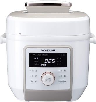 中古-非常に良い】コイズミ マイコン電気圧力鍋 2.0L 6種類自動