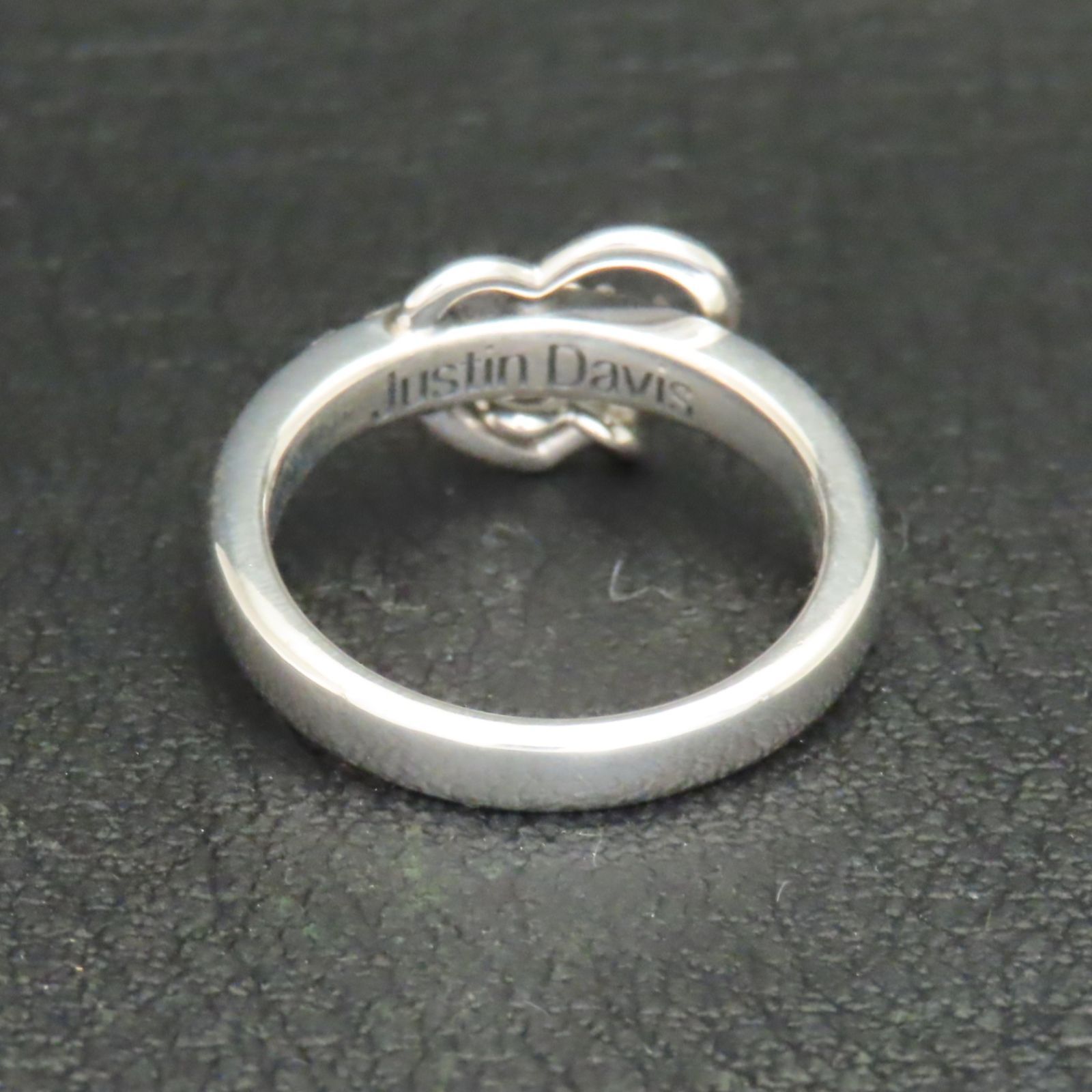 justin Davis 925シルバーリング 新品同様 美品 JUSTIN DAVIS LUV&HATE RING ジャスティン
