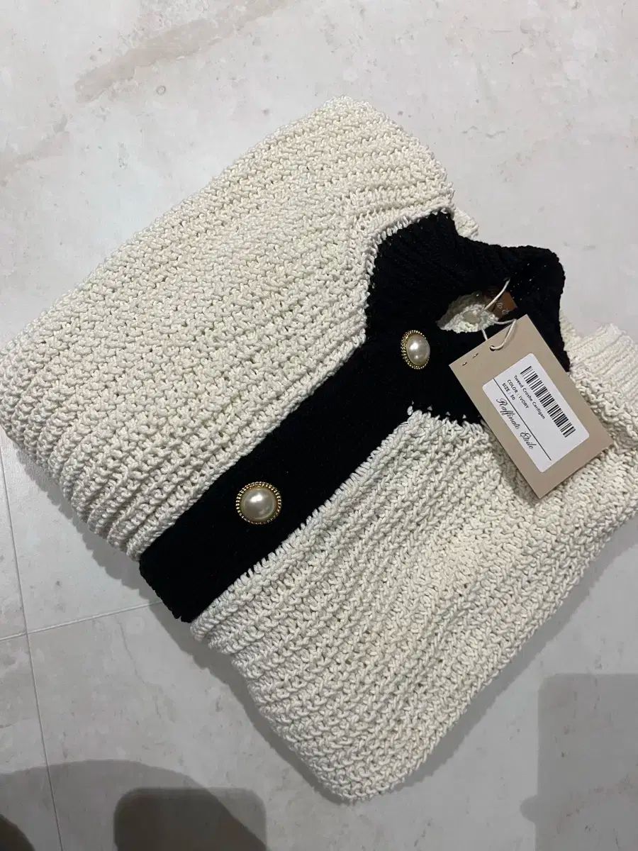 ラフィナート ツイード ニット カーディガン