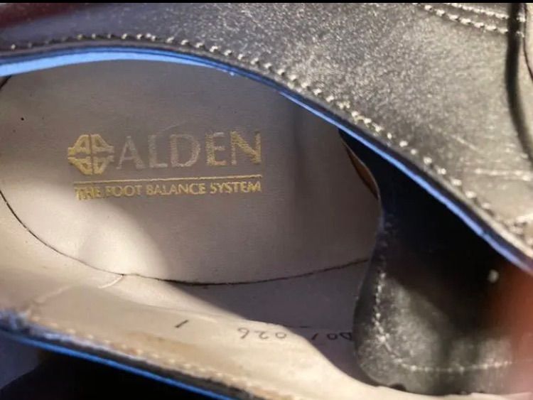 13.09万 Alden オールデン 新品 モディファイラスト 旧ロゴ 69年 539 革靴 6.5EEEE 25cm 549 54321 54331 アナトミカ  Anatomica エドワードグリーン EdwardGreen トリッカーズ Tricker's - メルカリ