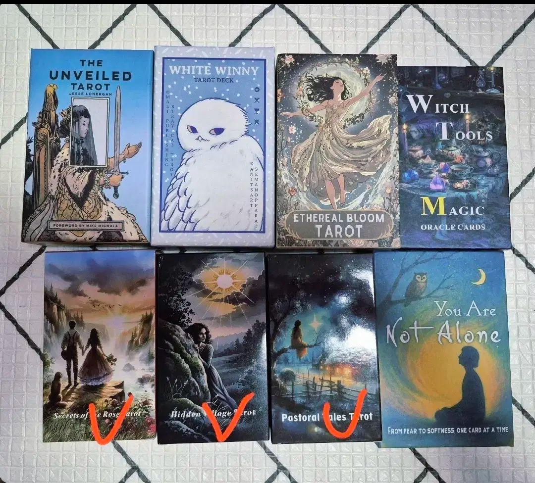 ビニール除去のみ 0 タロットカード 新しい状態 8 セット販売 個別お問い合わせブロック