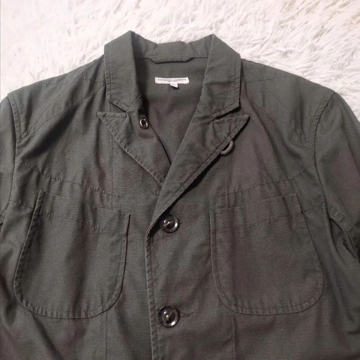 ENGINEERED GARMENTS エンジニアードガーメンツ BED.J.W FORD ベッドフォード ジャケット s オリーブ リップストップ