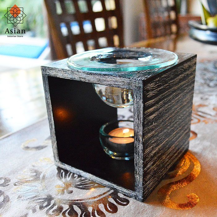 アロマポット おしゃれ 木製 ガラス アロマ キャンドル 高級 アロマ