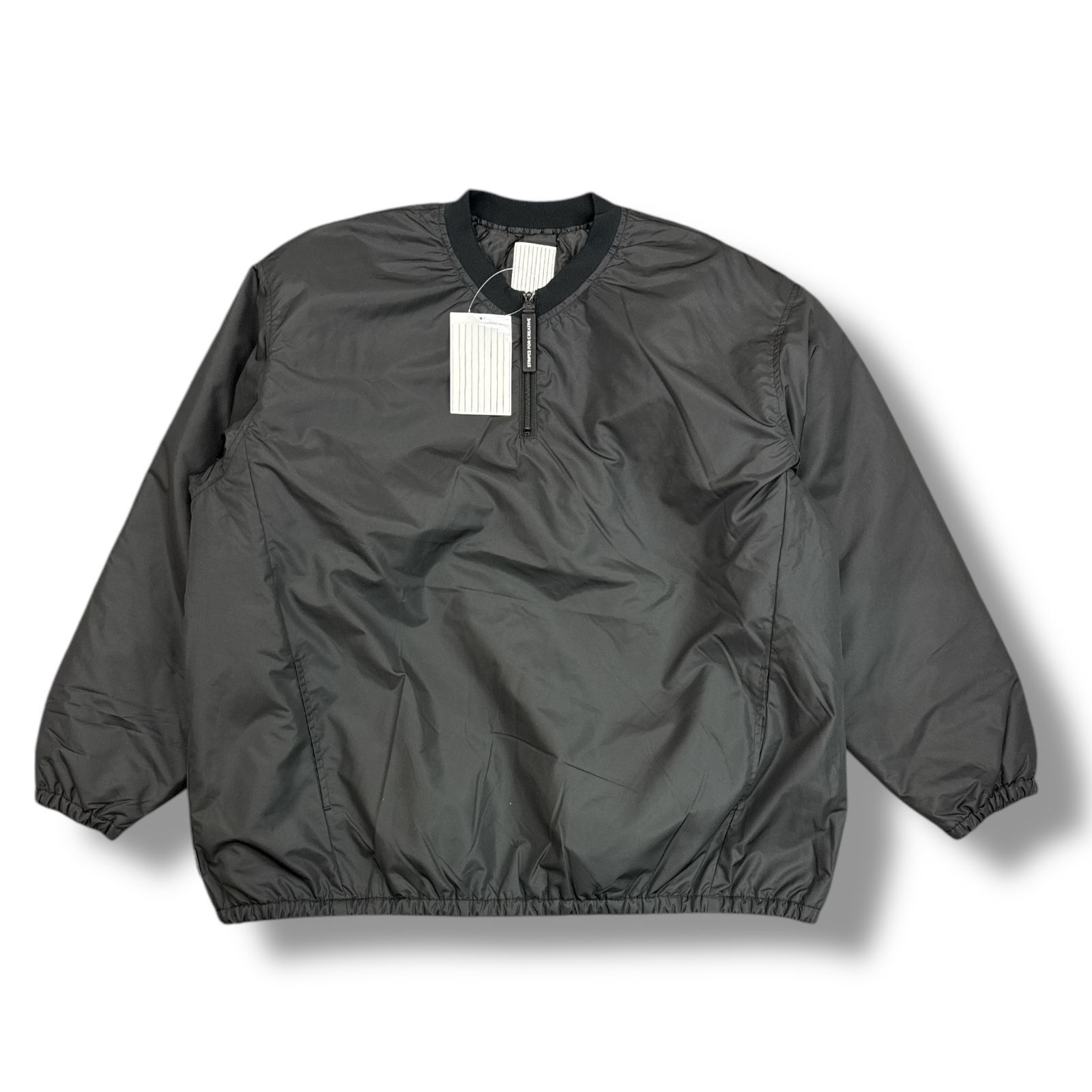 ジャケット・アウター S.F.C BASEBALL HALF ZIP JACKET BLACK SFC S.F.C sfc BASEBALL HALF ZIP JACKET XL