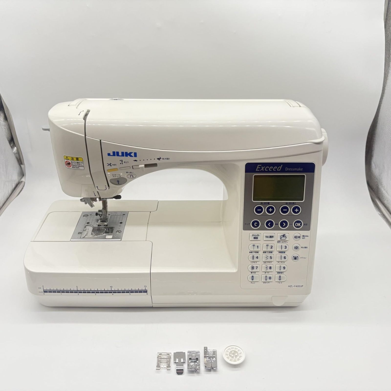 家庭用ミシン 『エクシード ドレスメイク HZL-F400JP』 JUKI ジューキ No.3694 家庭用ミシン 『エクシード ドレスメイク HZL-F400JP』 JUKI