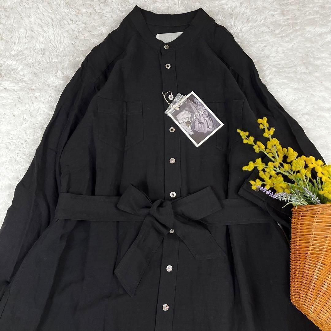 シャツワンピース バンド