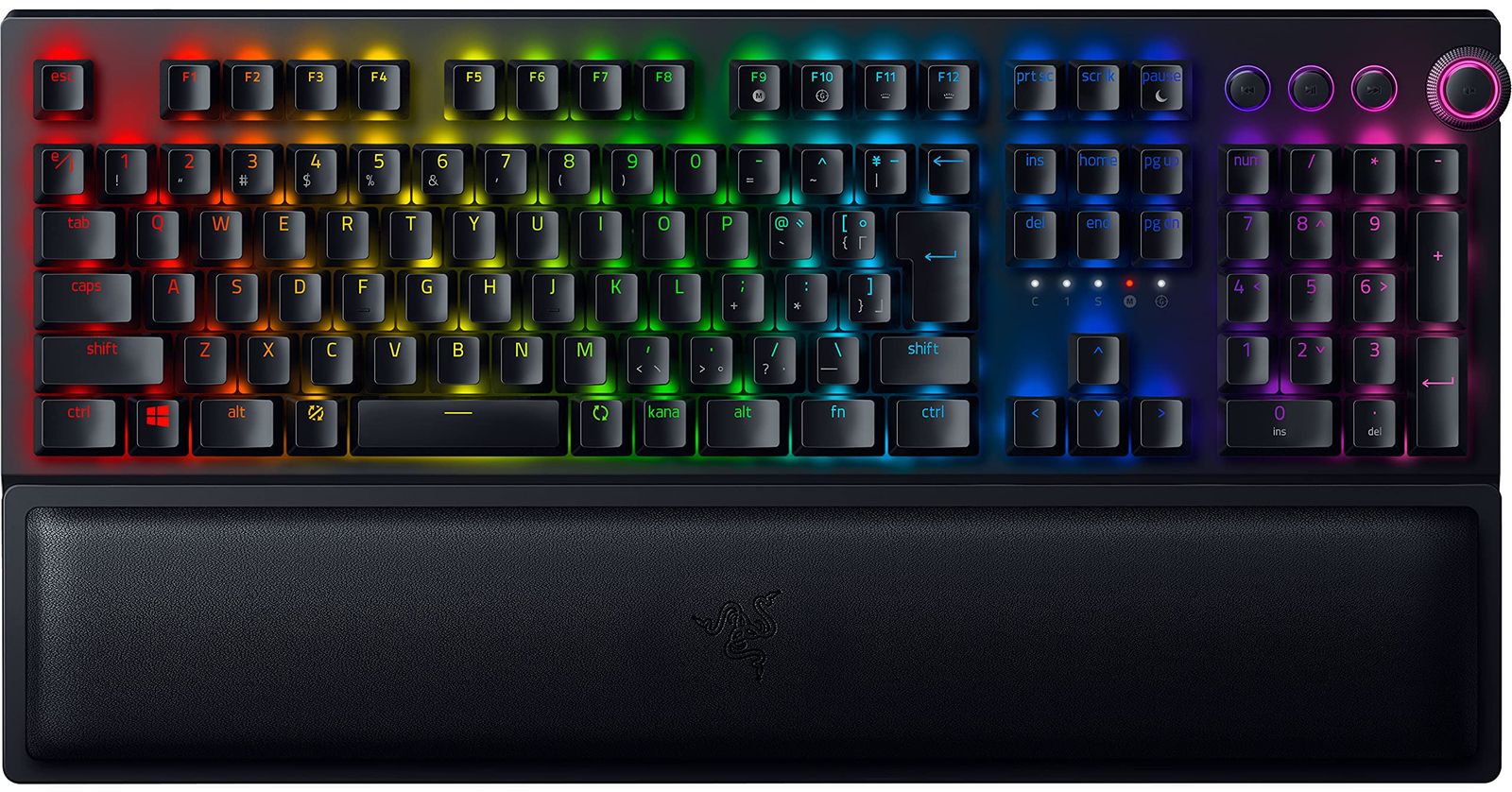 Razer Blackwidow V3 Pro JP Green Switch ワイヤレス ゲーミングキーボード メカニカル グリーン軸 Chroma RG 単品 フルサイズ | 日本語配列 V3 Pro ワイヤレス | Green Switch