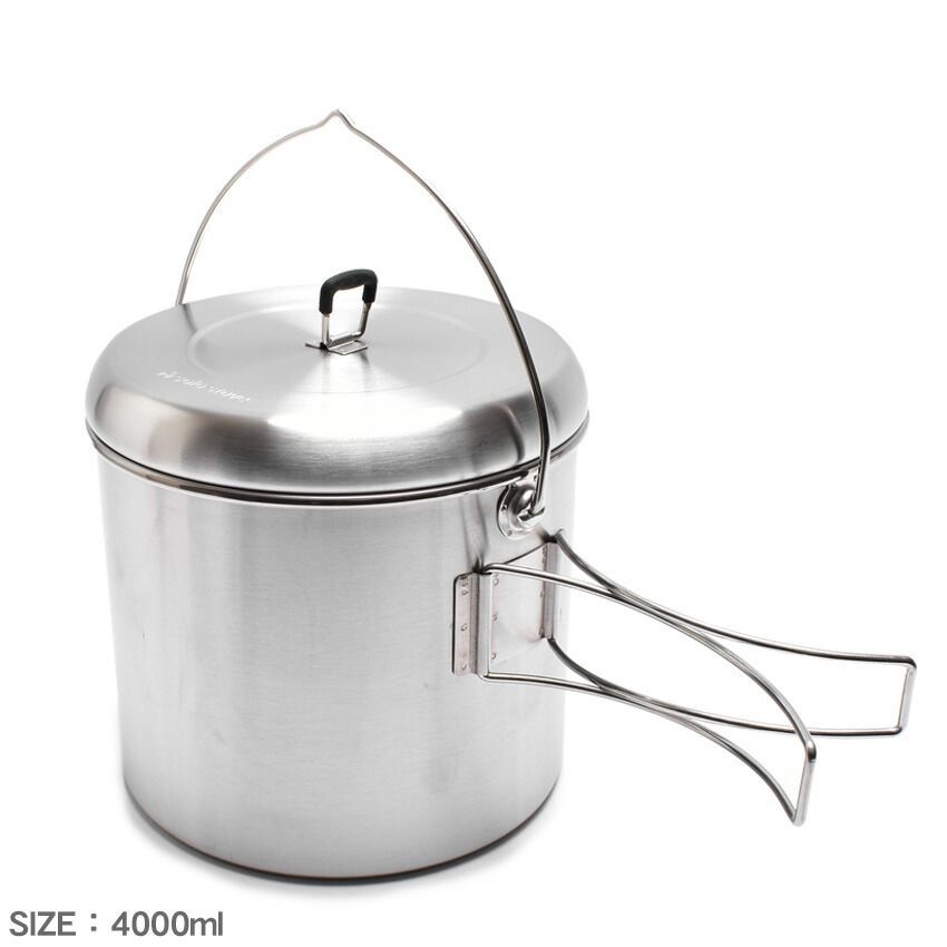 ソロストーブ 調理器具 POT4 ポット4000 SOLO STOVE シルバー 品番 77580021