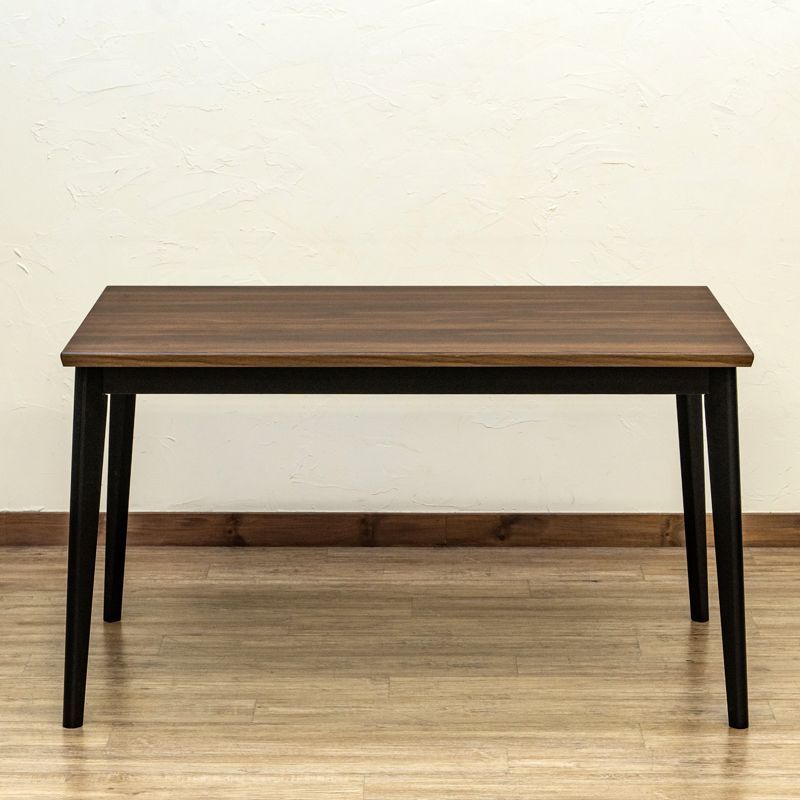 こたつテーブル 椅子セット 120×75 椅子4脚 暖気逃げ防止 5点セット ダイニングテーブル 回転チェア 360度回転 立ち座り楽 長方形テーブル リビング 4人掛け ウォールナット 黒 STD-120WAL コタツテーブル SCC-40BK 回転チェア