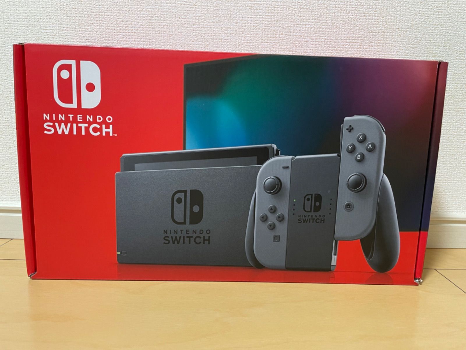 Nintendo Switch 本体 新型 新品未使用 任天堂 スイッチ グレー-