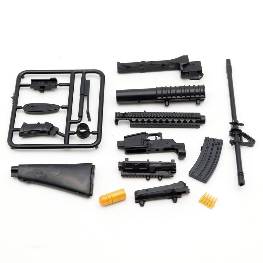 新品!!送料無料!! 1/6スケール M16A4 未組立 銃 プラモデル
