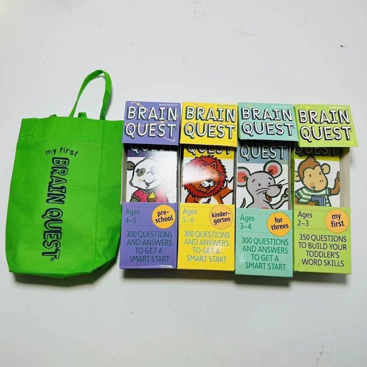 英語教材Brain Quest 各学年クイズカードセット　英語学習7歳から13歳 BRAIN QUEST FOR TWOS 5/E (AGES 2-3)