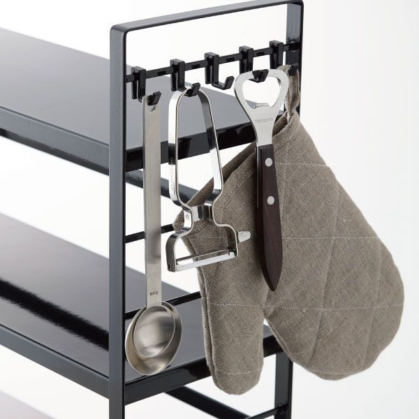 送料無料！ 山崎実業 シンク上キッチン収納ラック タワー tower キッチンラック おしゃれ 調味料ラック スパイスラック シンク インテリア キッチンツールスタンド キッチンツールフック スリム 北欧 白 黒 タワーシリーズ towerシリーズ 公式 yamazaki 高品質！