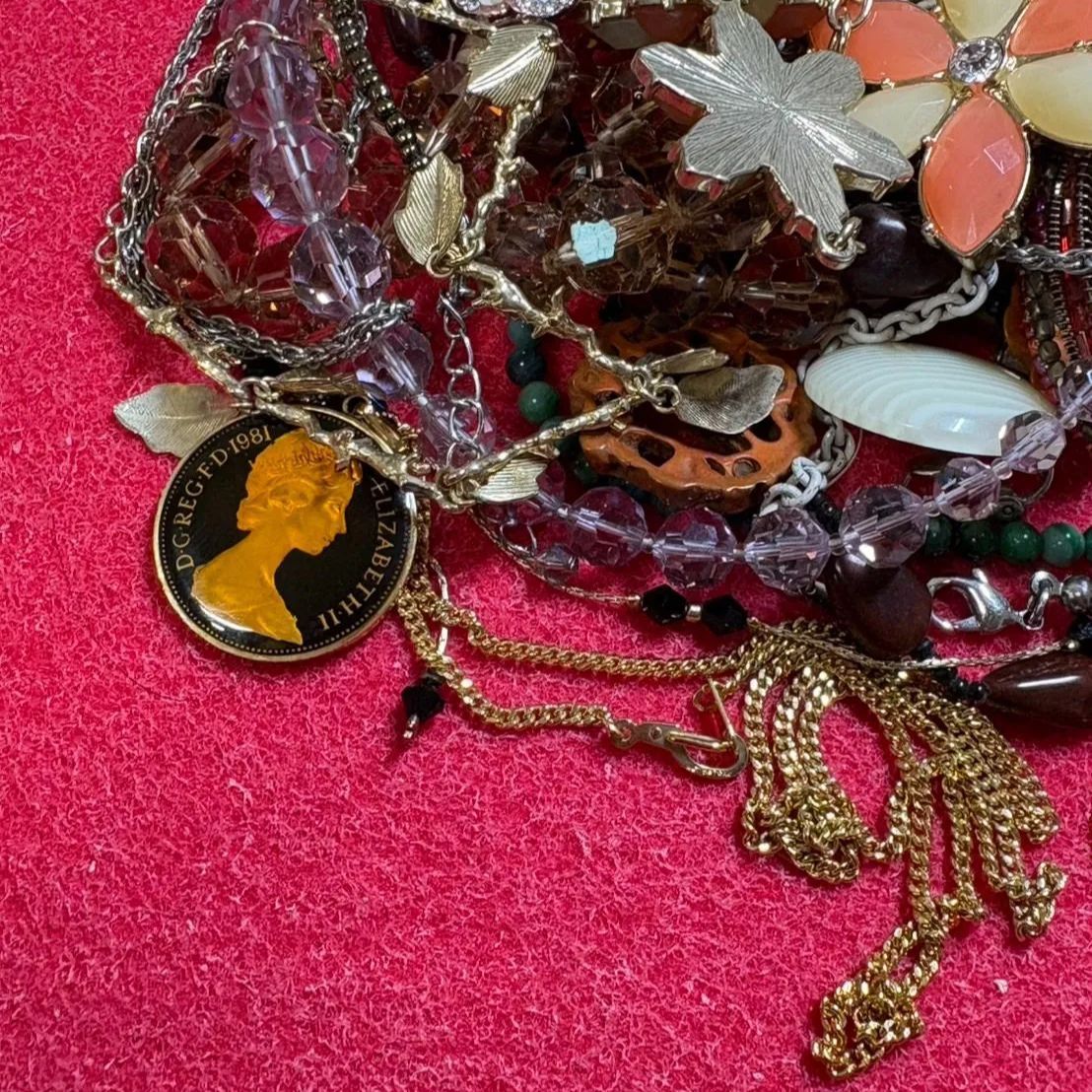 ✨400g超✨】遺品整理 生前整理 アクセサリー 金 指輪 ネックレス